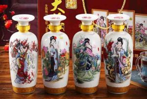 Rượu Tứ Đại Mỹ Nhân (bộ 4 chai sứ cao cấp)