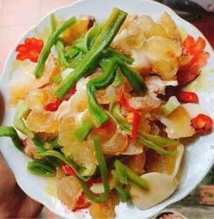 Gân bò ngâm rau tiến vua